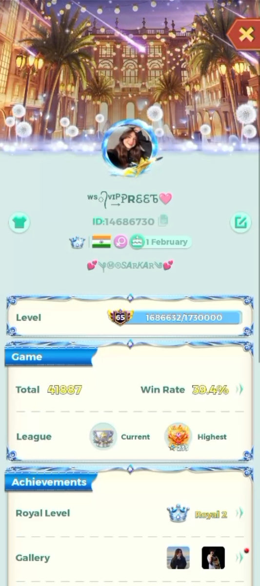 65 level 3rd crown 👑