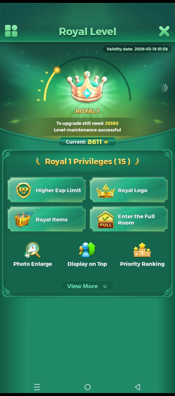 54 level 1st crown 👑40k upgrade